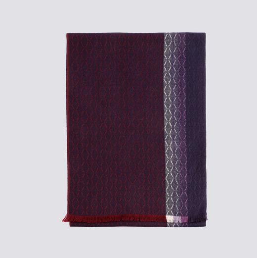 Korssan 时尚秋冬精纺羊绒羊毛菱格纹长围巾  KFW1503003 商品图1