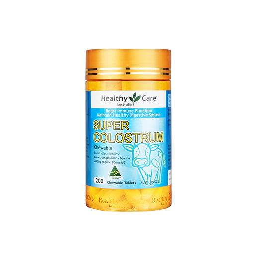 澳洲Healthy Care牛初乳咀嚼片200片全家通用 商品图0