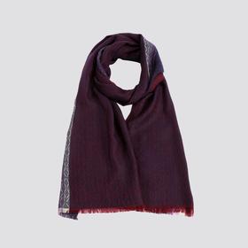 Korssan 时尚秋冬精纺羊绒羊毛菱格纹长围巾  KFW1503003