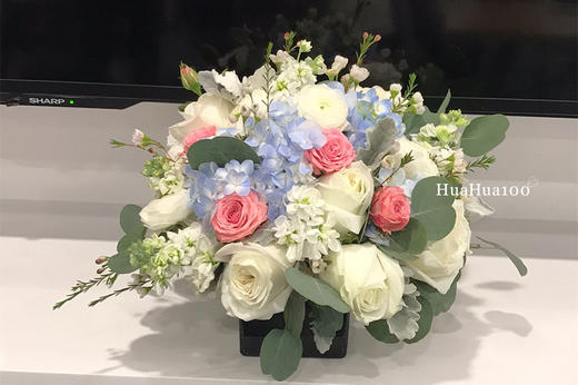 开业花篮丨高端系列009（1299/个，订一对送同色系小瓶花2个） 商品图2