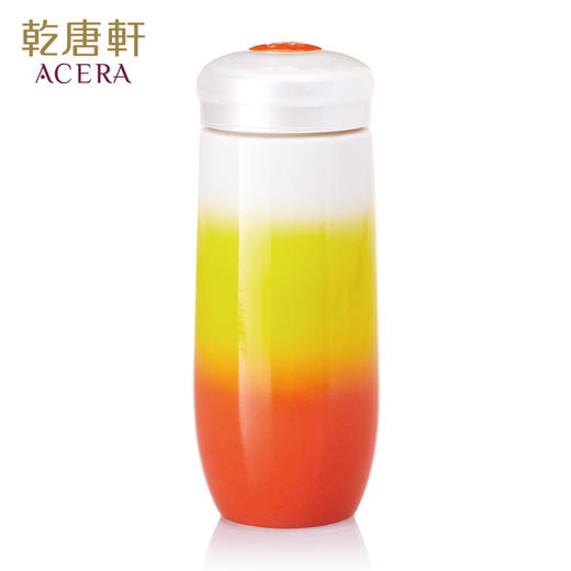 【乾唐轩官方旗舰店】活瓷 彩虹随身杯单层 大容量创意陶瓷水杯子随行办公礼品物 商品图0