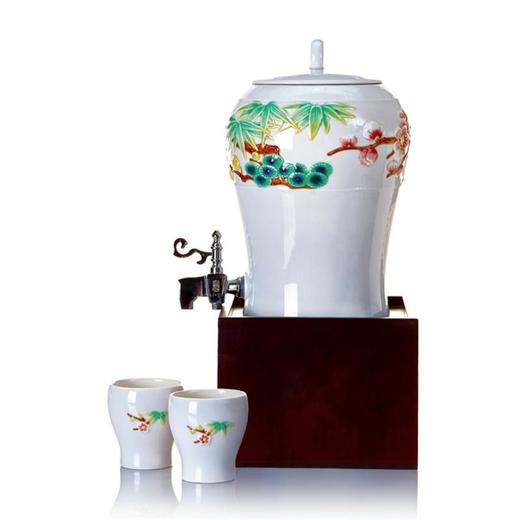 鎏金乐礼盛水器 冷水壶陶瓷养生耐热茶具水杯套装 商品图2