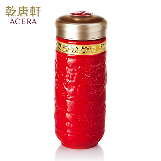 鎏金尊龙随身杯（大） 双层350ml 商品图0