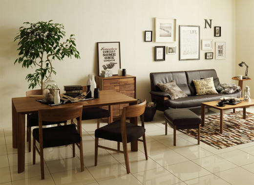 karimoku CT53 armless chair 无扶手餐椅 商品图4