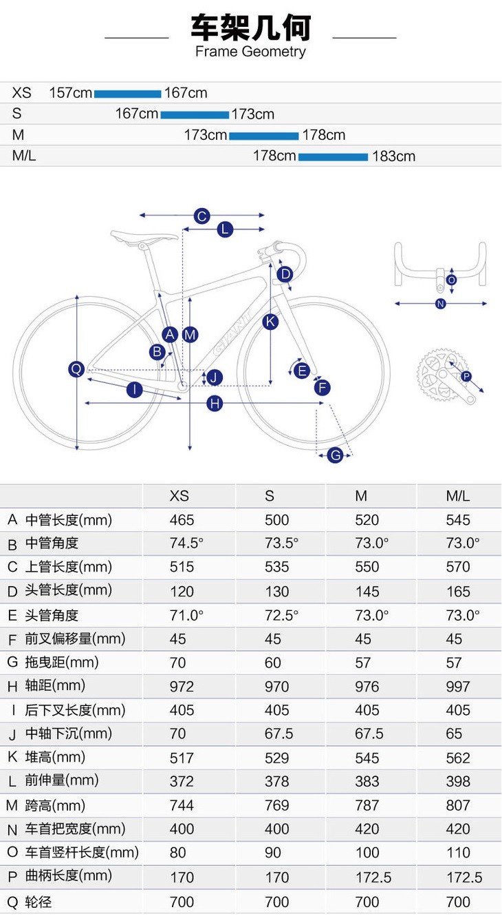 捷安特/giant propel advanced sl 0-disc 公路自行车