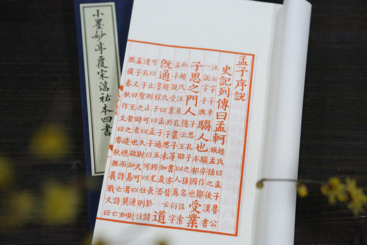 《小墨妙亭覆宋淳佑本四书》——  二函十四册 商品图12