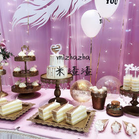 婚礼主题（金粉色系）