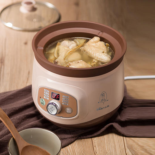 小熊（Bear） 电炖锅 紫砂煲电炖盅电砂锅BB熬粥煮粥煲粥宝宝辅食煲汤锅 DDG-D20T5 2L 商品图4