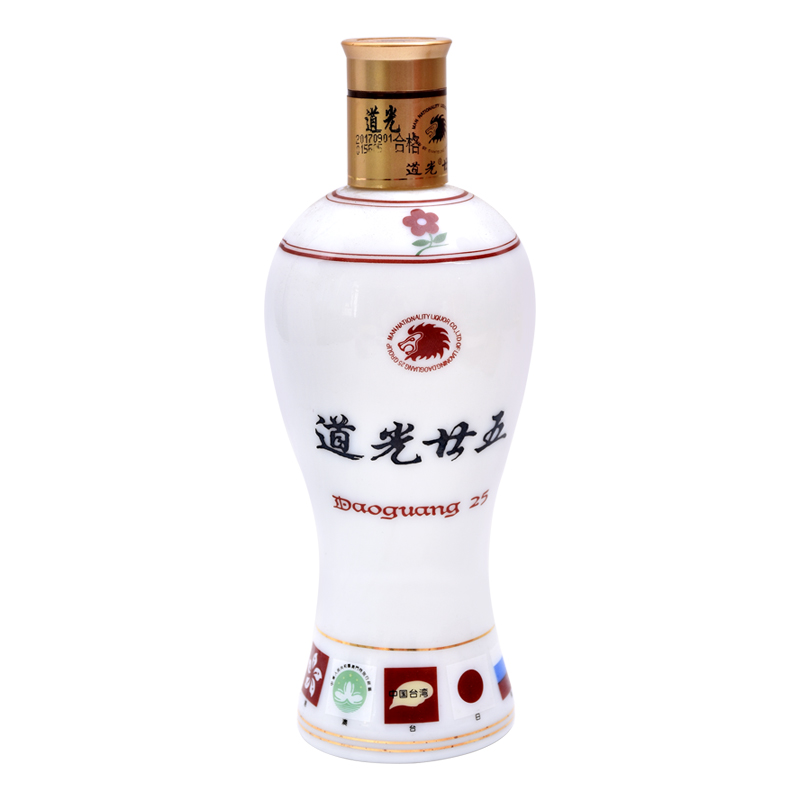 道光廿五道光二十五25 粮食酒红梅凌川白酒45度 6*450