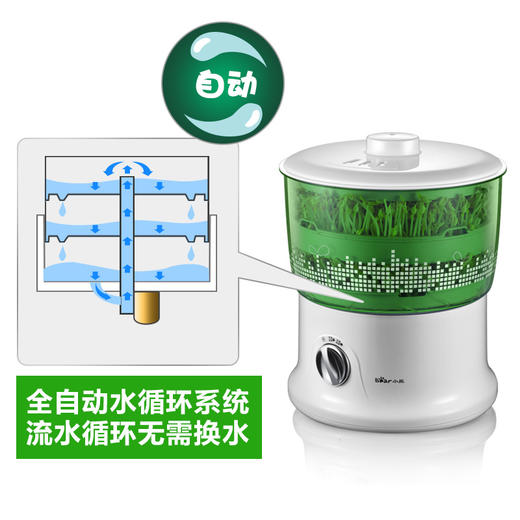 Bear/小熊 DYJ-A02A1豆芽机家用全自动正品双层大容量增压倍育 商品图3