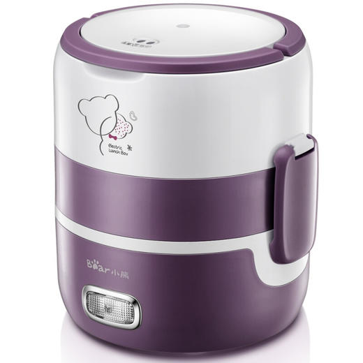 小熊（bear）电热饭盒 1.4L加热蒸饭器可插电保温饭盒 双层真空DFH-S2116 商品图0