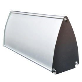 三角铝合金科室牌10x29cm弧面