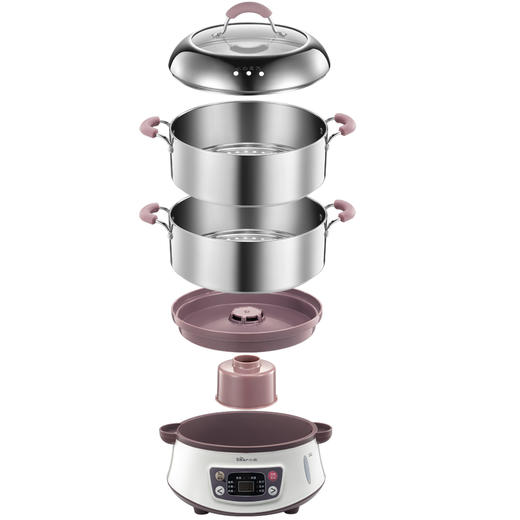 Bear/小熊 DZG-B80A1不锈钢电蒸锅 大容量预约多功能 电蒸笼 商品图2