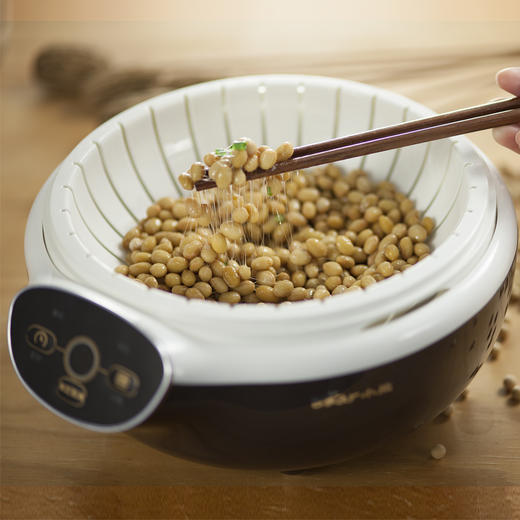 小熊（Bear）酸奶机 纳豆机多功能家用微电脑智能定时陶瓷8分杯送2个便携盒 SNJ-A10K5 商品图3