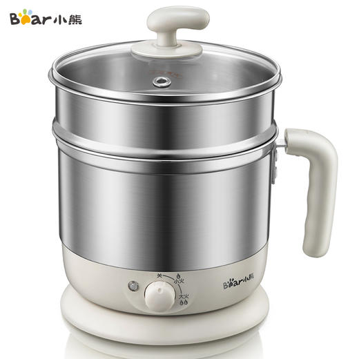 小熊（Bear）电热锅多功能电煮锅 蒸煮双层电热杯 煮面锅DRG-C123 商品图0