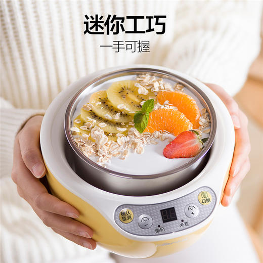 小熊（Bear） 酸奶机 家用全自动米酒机不锈钢内胆 陶瓷4分杯 SNJ-B10K1 商品图3
