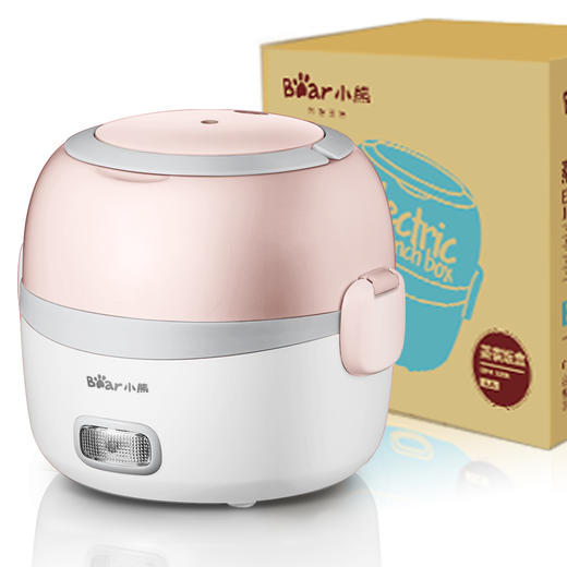Bear/小熊 DFH-B13E5电热饭盒可插电加热保温热饭神器不锈钢饭盒 商品图4