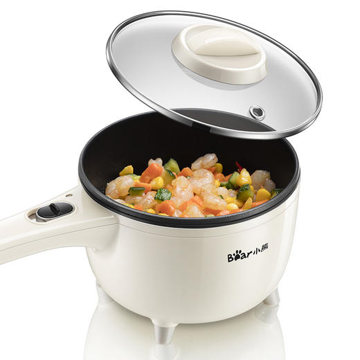 小熊（Bear） 电火锅 家用多功能分体不锈钢电热锅 迷你电煮锅 DRG-C10B2 商品图1