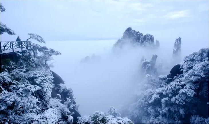 【1月19-21】"住山顶"赏三清山雪景,雾凇,日出,日落,徽饶古道徒步