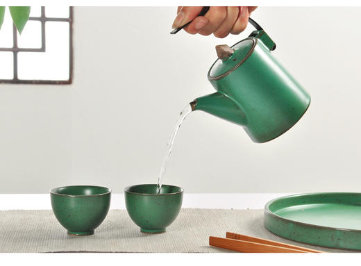 创意粗陶提梁壶 | 日式手工窑变功夫茶具 商品图2
