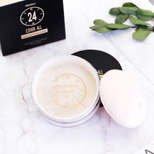 【现货】泰国mistine24小时不脱妆散粉定妆粉持久控油蜜粉带粉扑 商品图0