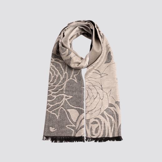 Korssan 桑蚕丝花卉时尚围巾 KFW1501002 商品图8