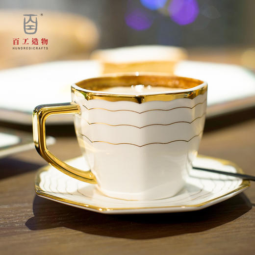 《朝花》朝锦系列骨瓷咖啡杯 商品图0