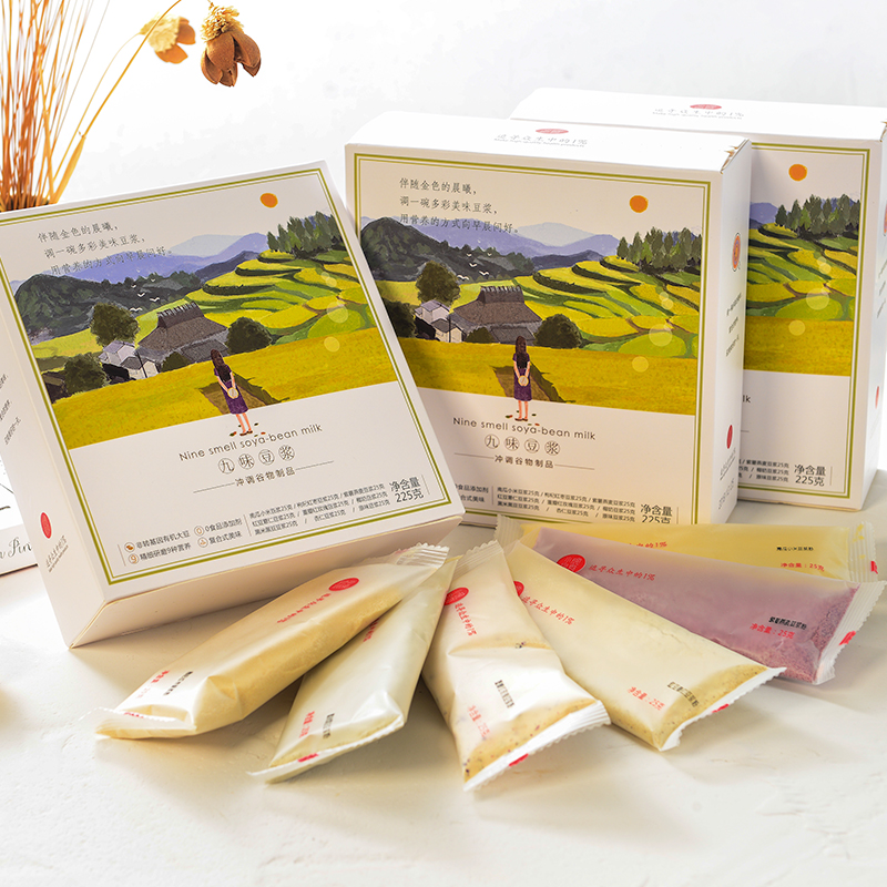 小碗九味豆浆粉（无添加非转基因黄豆）25G*9袋