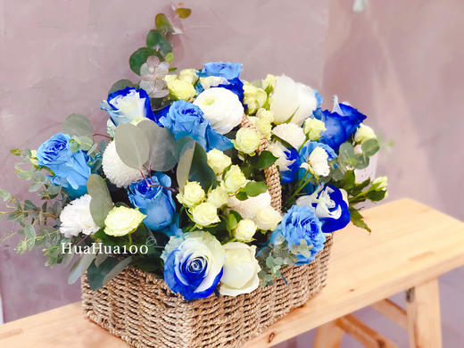 祝福花篮丨高端鲜花花篮2款入随手礼 商品图3