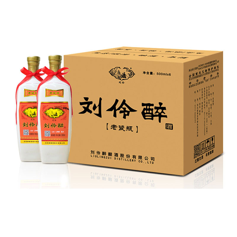 刘伶醉老瓷瓶 浓香型白酒 38度 500ml