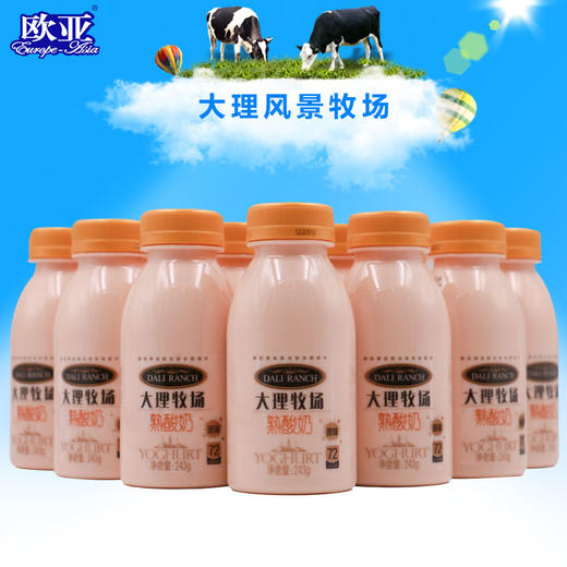 大理牧场熟酸奶243g*12瓶 商品图0
