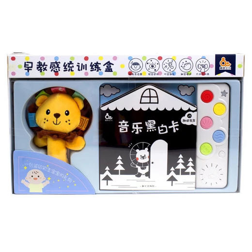 趣威文化 早教感统训练礼盒 音乐黑白卡 商品图4