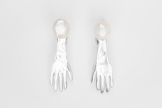 the pearl white spirit earings 商品图2