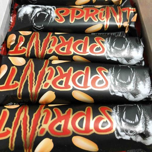 俄罗斯熊头士力架，Sprint 战斗民族的花生巧克力🍫夹心糖，饿了来一根充满能量 商品图2