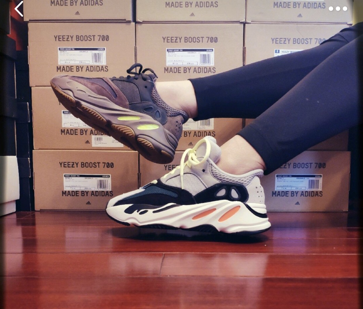 yeezy700～杨幂~原厂材料内组装 仅有的椰子700!