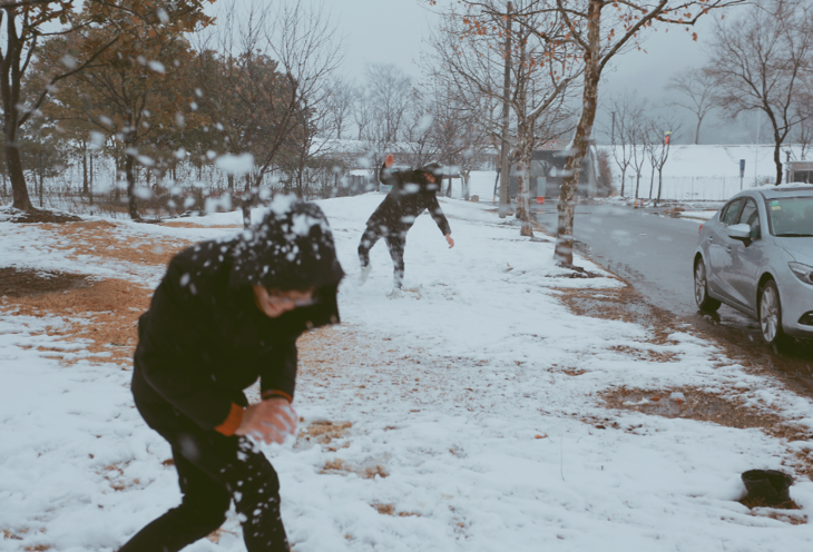 下雪也不怕冷,不湿身,一个冬天