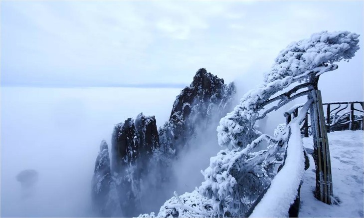 赠返程卧铺】"住山顶"赏三清山雾凇雪景,日出,日落,徽饶古道徒步,中国