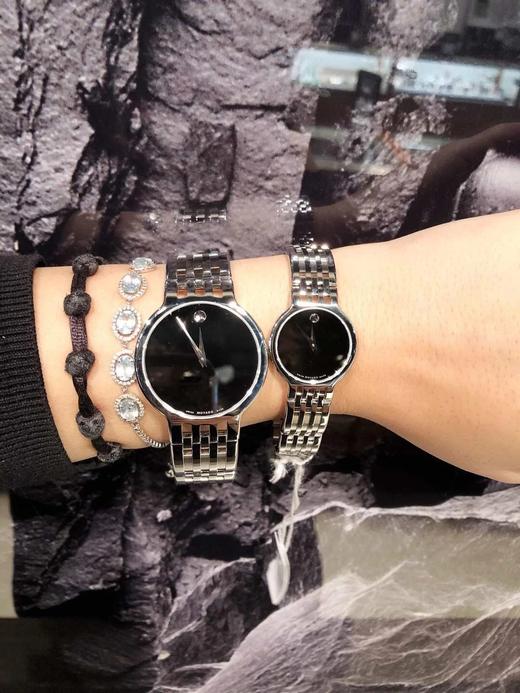 Movado 摩凡陀 esperanza爱莎超薄系列 全球联保 经典海报款情侣对表 商品图0