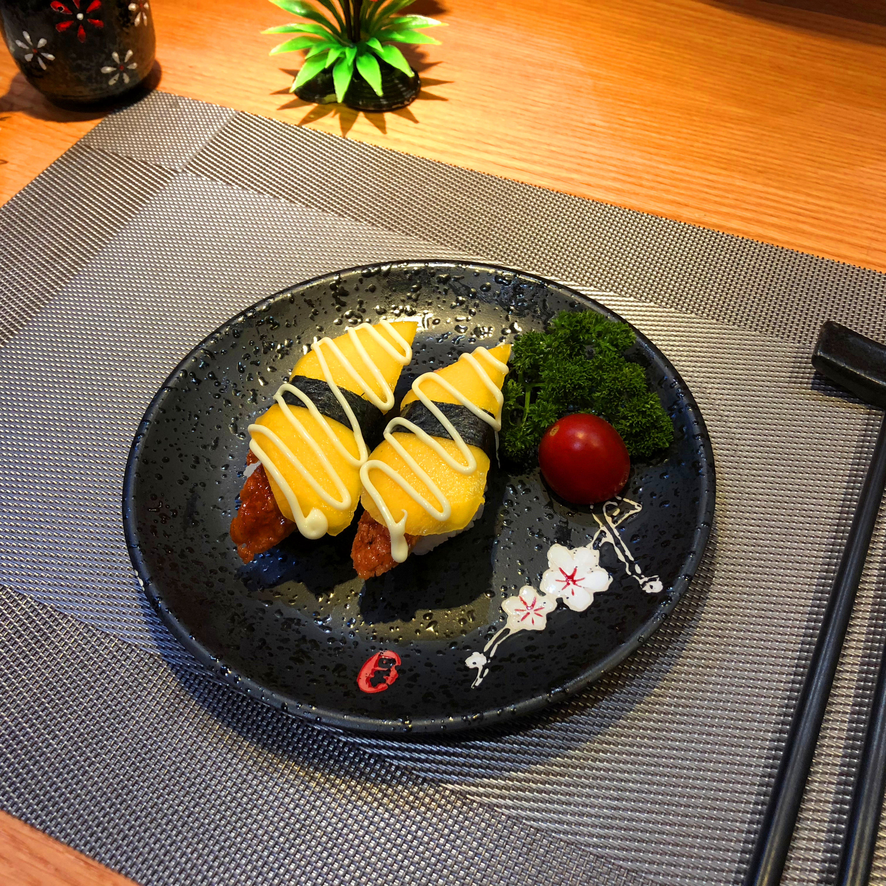 芒果鳗鱼手握寿司/对ss