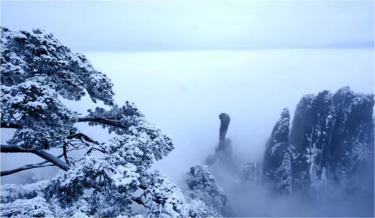 赠返程卧铺】"住山顶"赏三清山雾凇雪景,日出,日落,徽饶古道徒步,中国