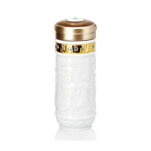吉星龙腾随身杯 350ml 鎏金 施华洛世奇元素 商品图0