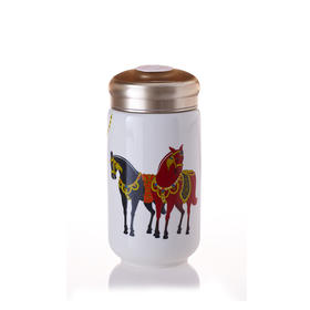 喝彩中直筒随身杯 双层 200ml