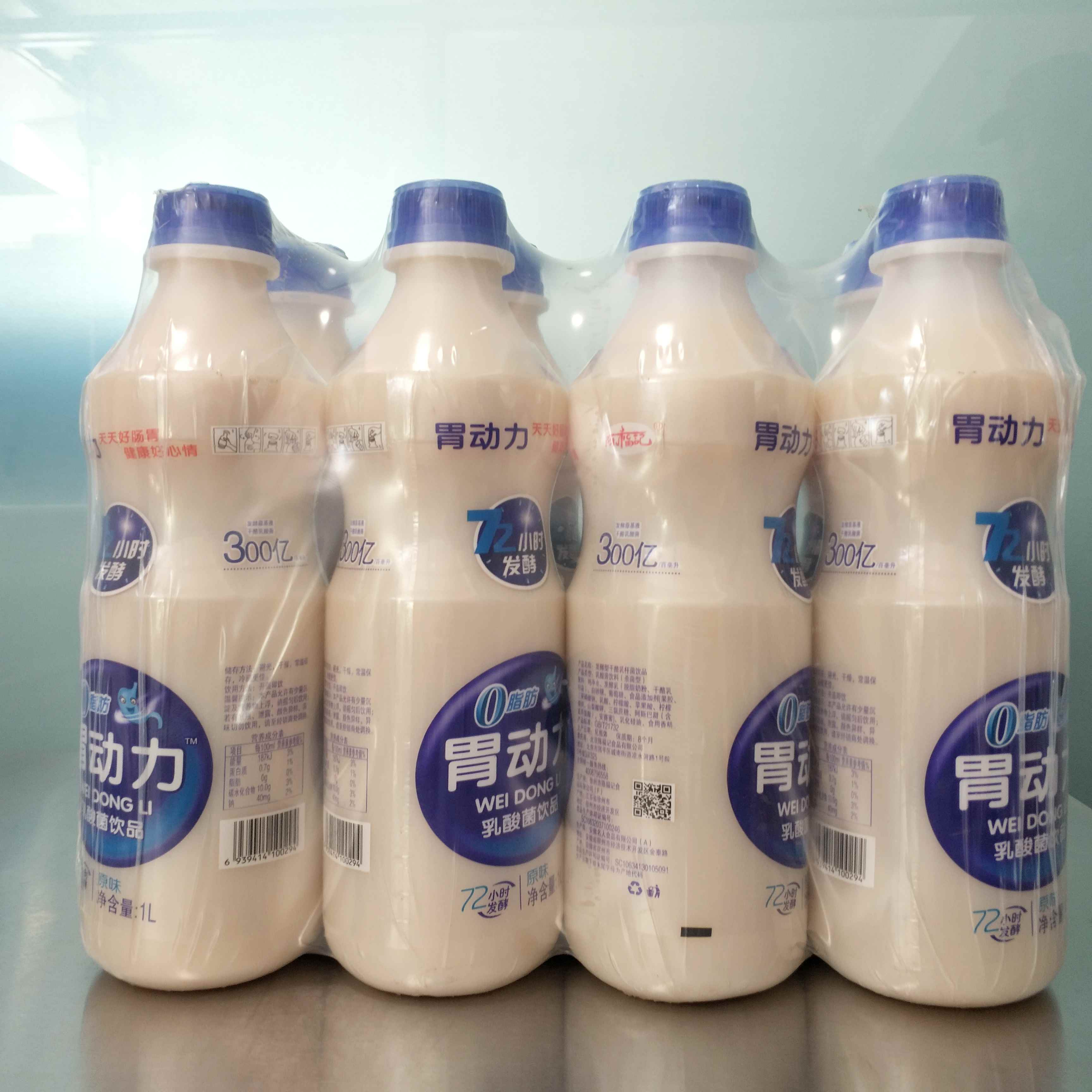 陈福记 0脂肪胃动力乳酸菌饮品1l(1*8)