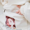韩都衣舍019春季新款韩版女装印花开衫chic宽松牛仔外套MR8855汩 商品缩略图3