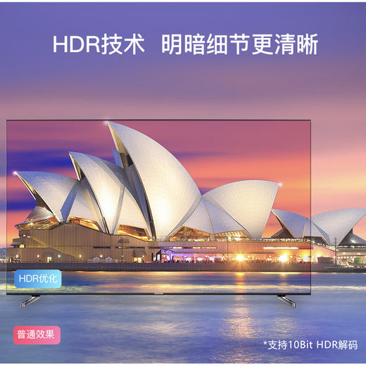 创维 酷开(coocaa) 55K6D 55英寸 4K超高清 无边框 全面屏 防蓝光护眼 HDR 教育资源 人工智能液晶网络电视机 商品图4