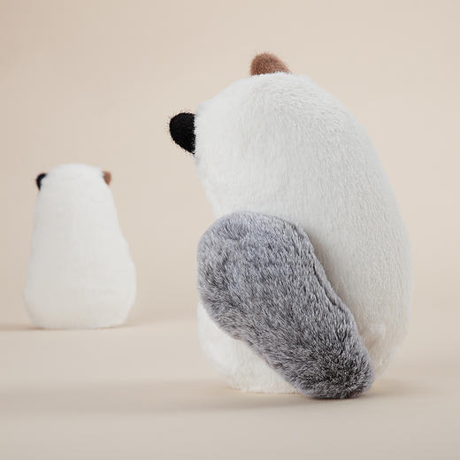 哲品 喵呜系列家居布艺毛绒猫形沙发腰枕床上办公室靠枕摆件可拆洗 商品图4