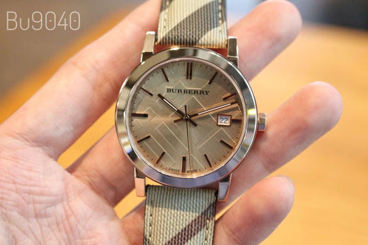 原单巴宝莉Burberry  Bu9040男士腕表表壳：316L精钢机芯：原装瑞士石英表带：进口牛皮表盘尺寸：41mm简约时尚四季百搭的英伦风情男士腕表限时特价💰650 商品图3