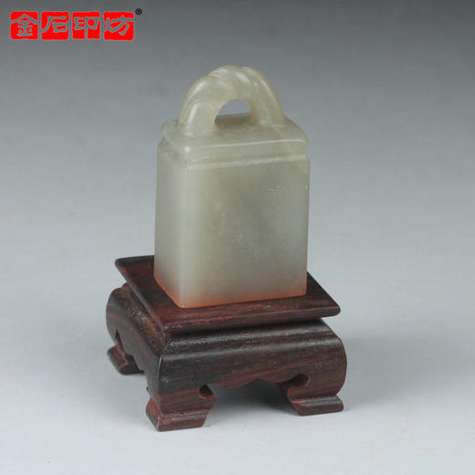 成品闲章：知足常乐 丹东石 27*18*46MM 毓慧作品 XZCPGS003020 商品图2
