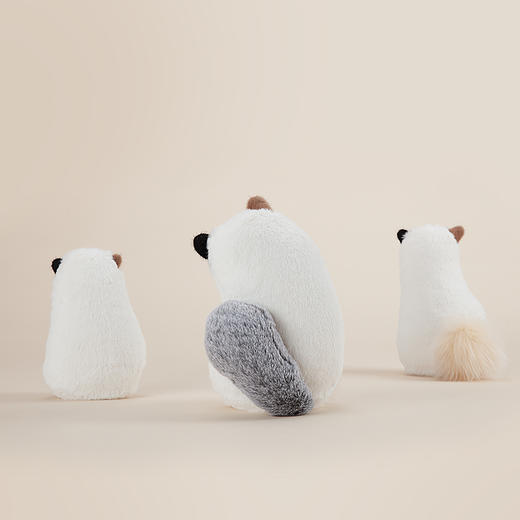 哲品 喵呜系列家居布艺毛绒猫形沙发腰枕床上办公室靠枕摆件可拆洗 商品图0