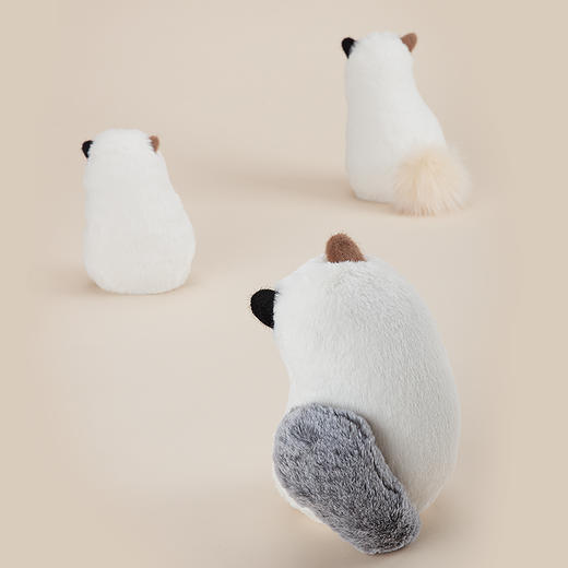 哲品 喵呜系列家居布艺毛绒猫形沙发腰枕床上办公室靠枕摆件可拆洗 商品图3